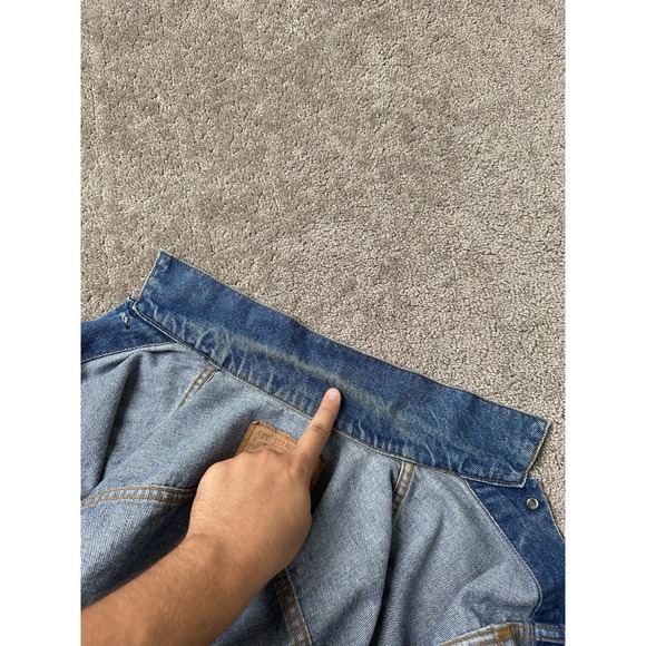 Vintage Mens Jeans Denim Jacket 547 Levi's 77930-1206 Blue Made in USA, Size S - Picture 13 of 13